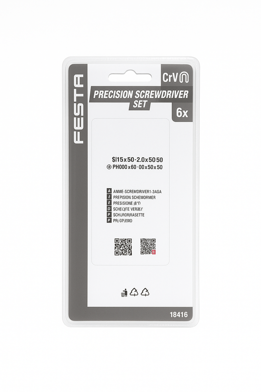 FESTA Precision screwdriver set 6x