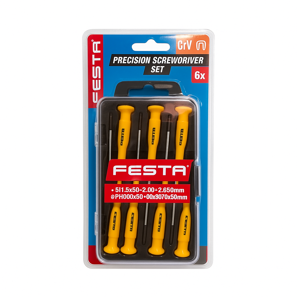 FESTA Precision screwdriver set 6x