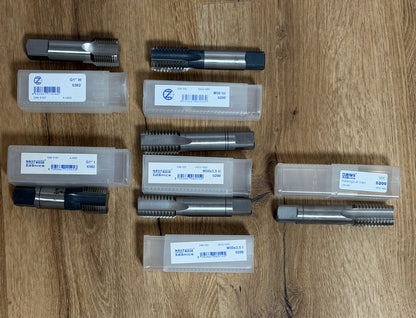 SADA PROFESIONÁLNÍCH ZÁVITNÍKŮ – HSS / ISO2 / DIN