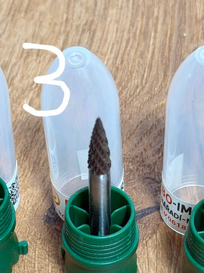 Karbidové frézky (rotační stopkové frézy)