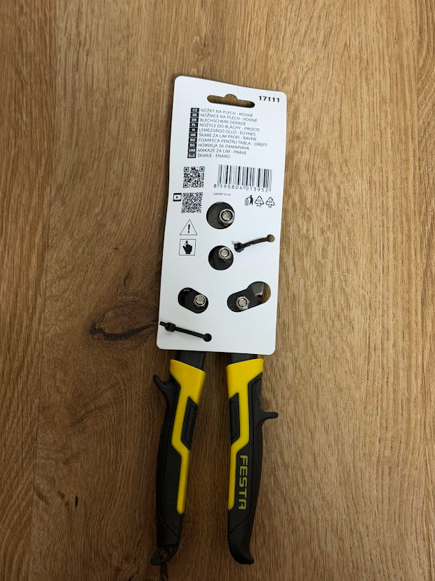 FESTA – Kleště na plech (Tinman's Snips), typ S (rovné)